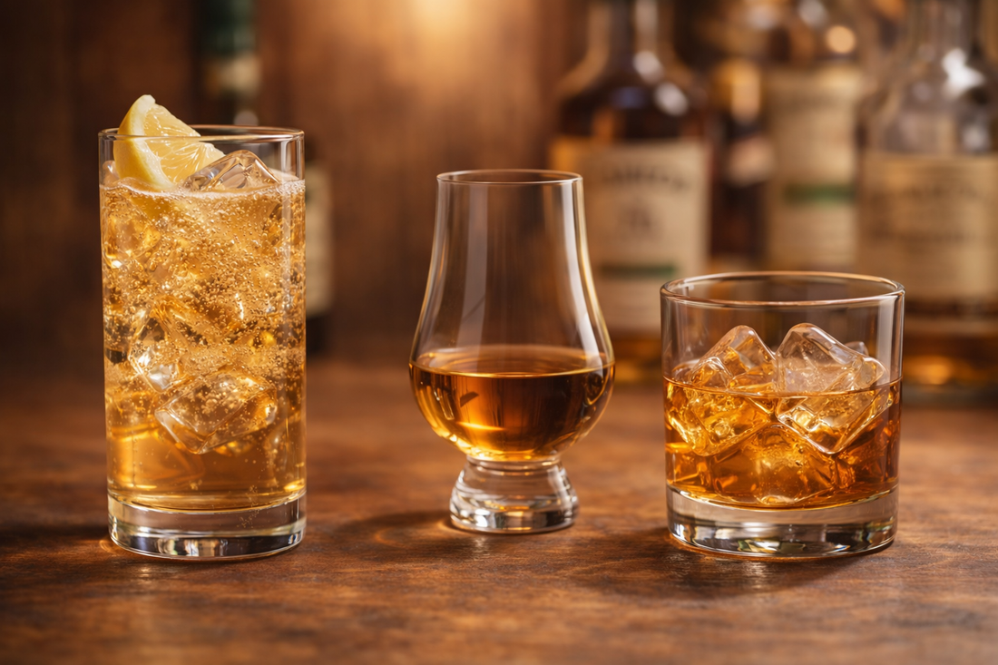 アイリッシュウイスキーの飲み方の種類（ハイボール・ストレート・ロックの比較）