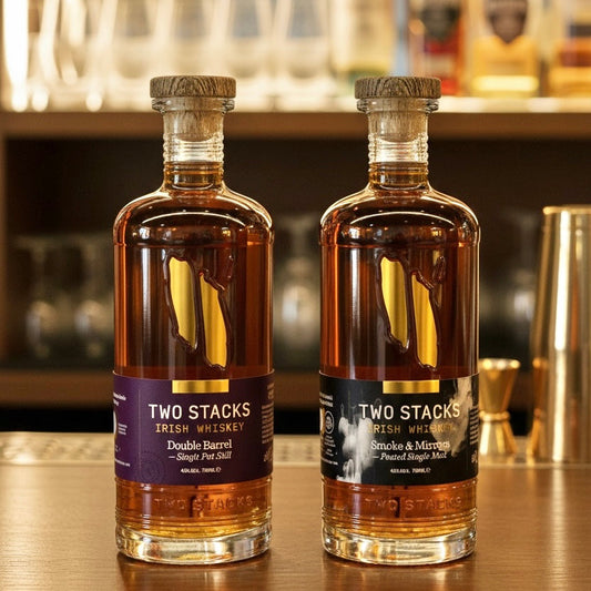 TWO STACKS｜SMOKE & MIRRORS＋ポットスチル 2種飲み比べセット(2本)