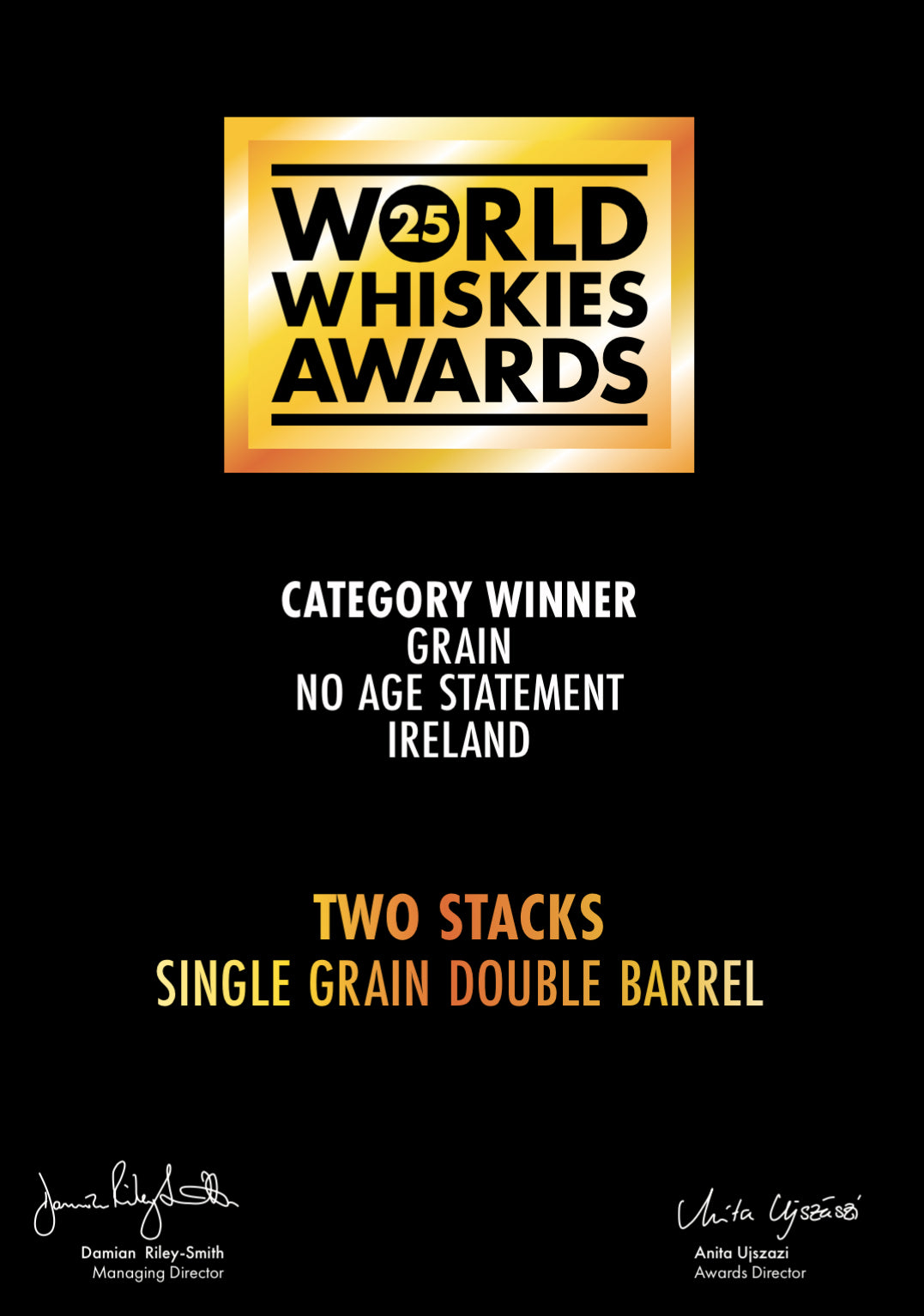 TWO STACKS -DRAM IN A CAN- Single Grain / トュースタックス -ドラムインアカン- シングルグレーン