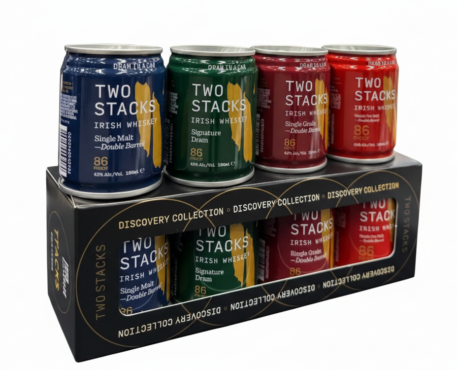 トゥースタックス- ドラムインアカン- 4種４缶ギフトBOXセット- TWO STACKS -DRAM IN A CAN-