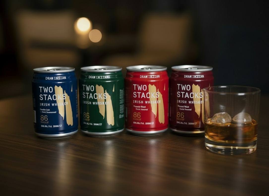 TWO STACKS｜ドラム イン ア カン ギフトBOX 43% (100ml) 4種4缶