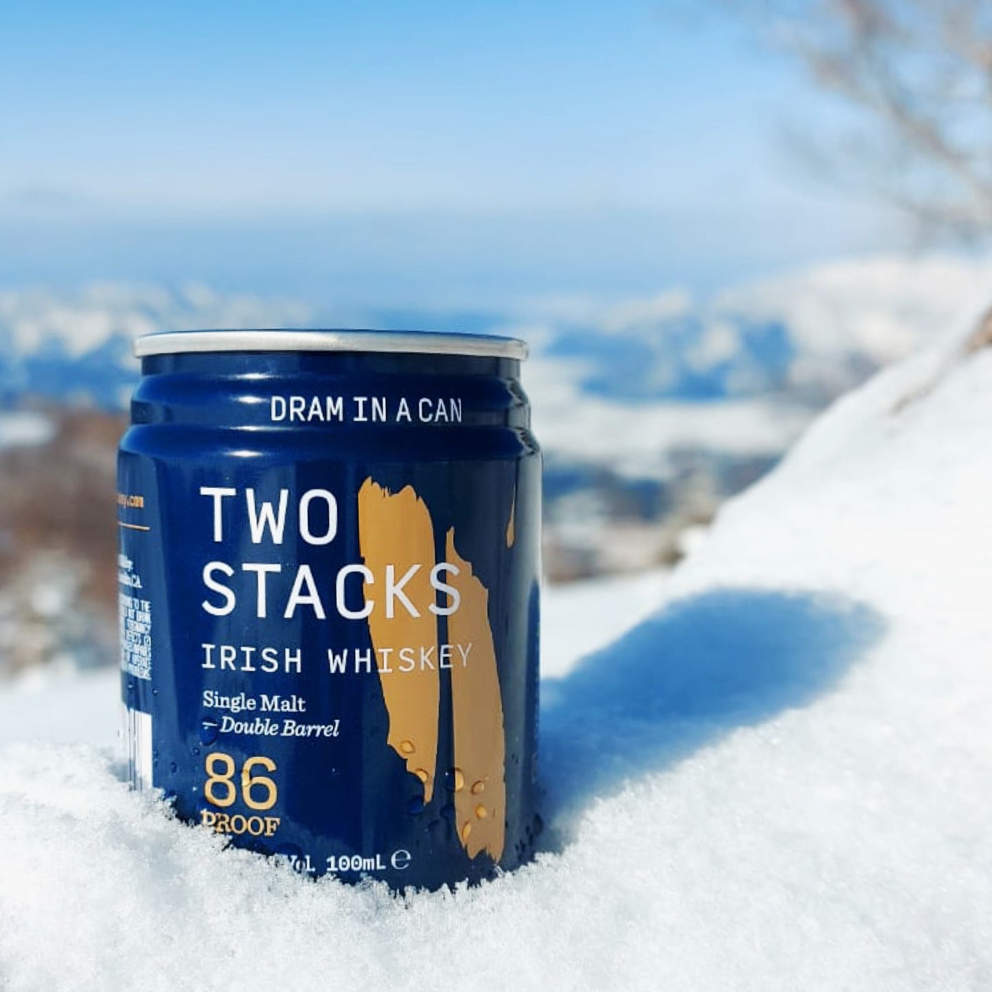 TWO STACKS single malt whiskey 100ml x 4 cans